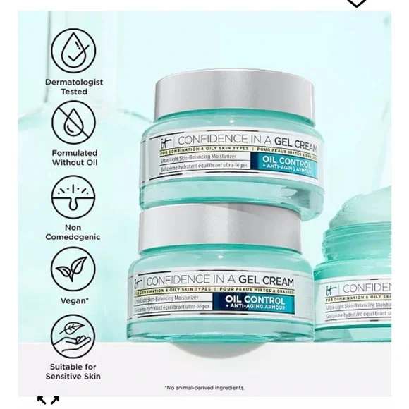 IT Cosmetics Confidence in a Gel Cream - Light Blue - Picture 8 of 9